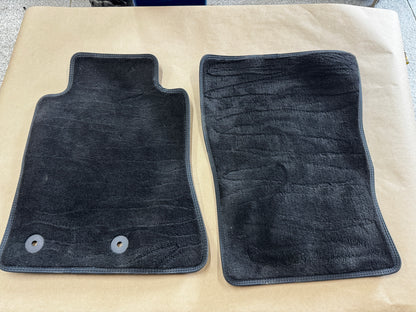 2024-2026 Ford Mustang Dark Horse Front Floor Mats Carpet "Blue Stitch"