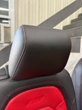 2016-2024 Chevrolet Camaro SS Front & Rear Seats Black/Red Leather