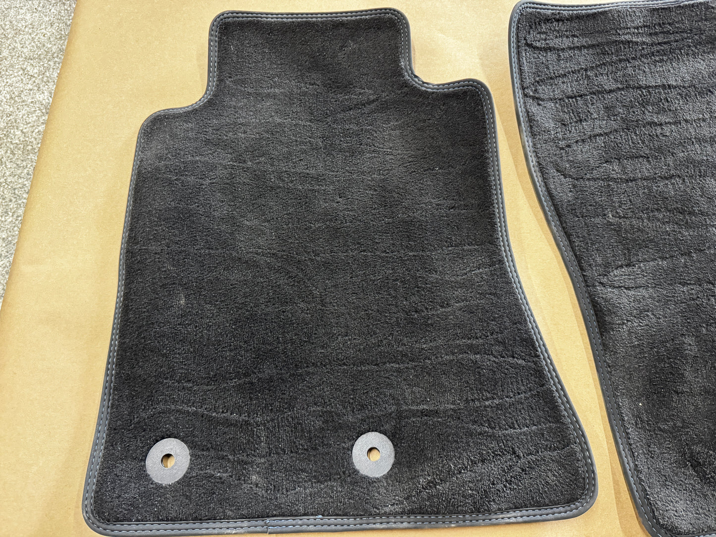 2024-2026 Ford Mustang Dark Horse Front Floor Mats Carpet "Blue Stitch"