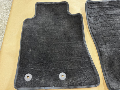 2024-2026 Ford Mustang Dark Horse Front Floor Mats Carpet "Blue Stitch"