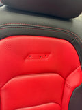 2016-2024 Chevrolet Camaro SS Front & Rear Seats Black/Red Leather