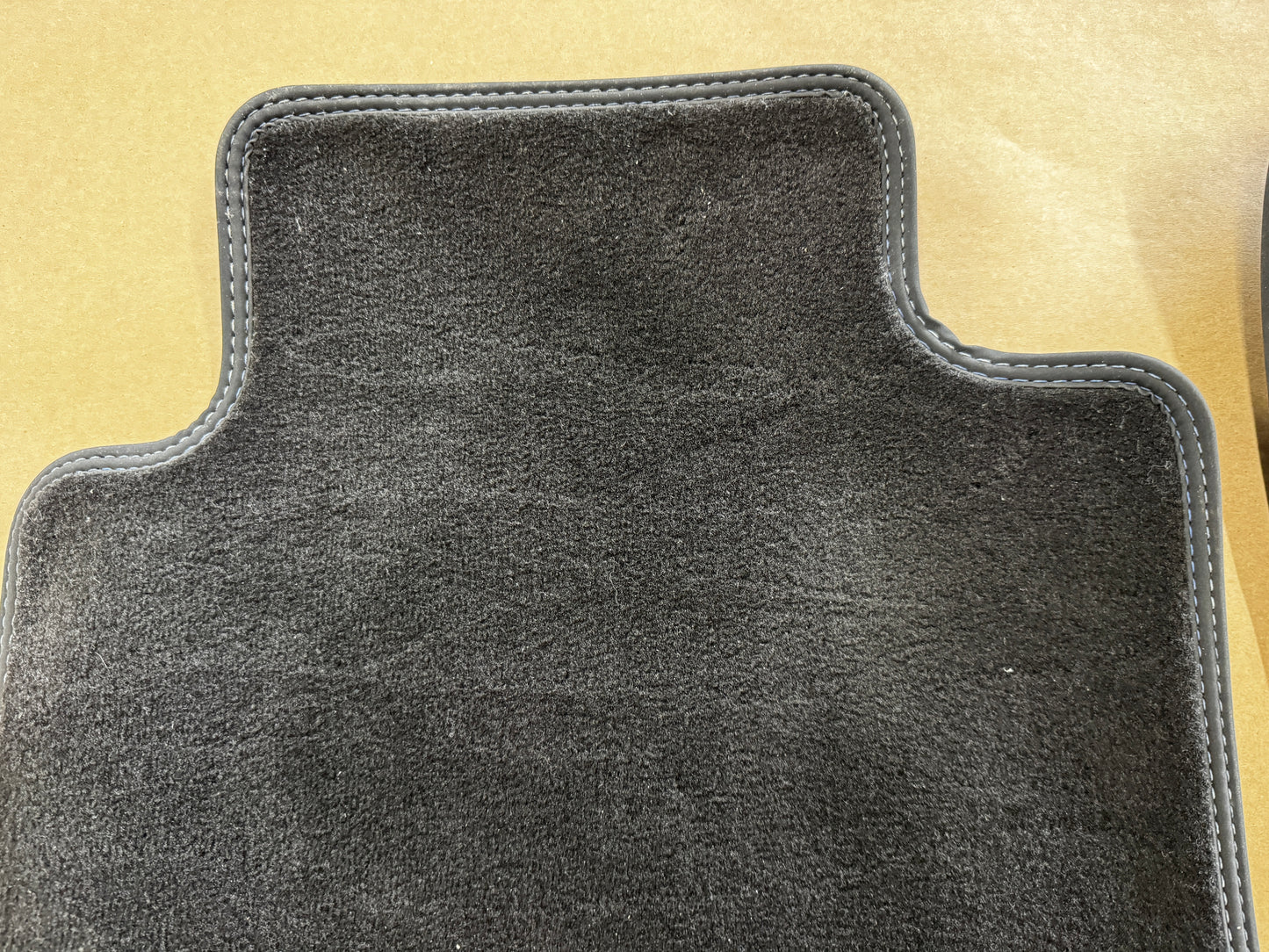2024-2026 Ford Mustang Dark Horse Front Floor Mats Carpet "Blue Stitch"