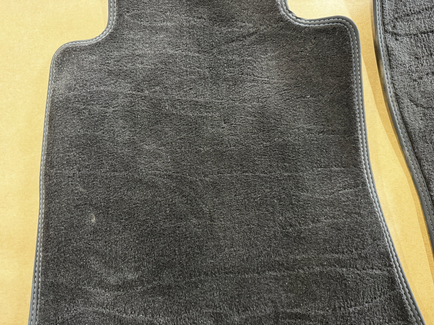 2024-2026 Ford Mustang Dark Horse Front Floor Mats Carpet "Blue Stitch"