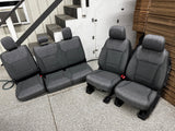 2023-2025 Ford F-250 F-350 Super Duty Front Rear Grey Cloth Seats