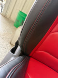 2016-2024 Chevrolet Camaro SS Front & Rear Seats Black/Red Leather