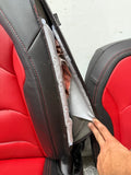 2016-2024 Chevrolet Camaro SS Front & Rear Seats Black/Red Leather