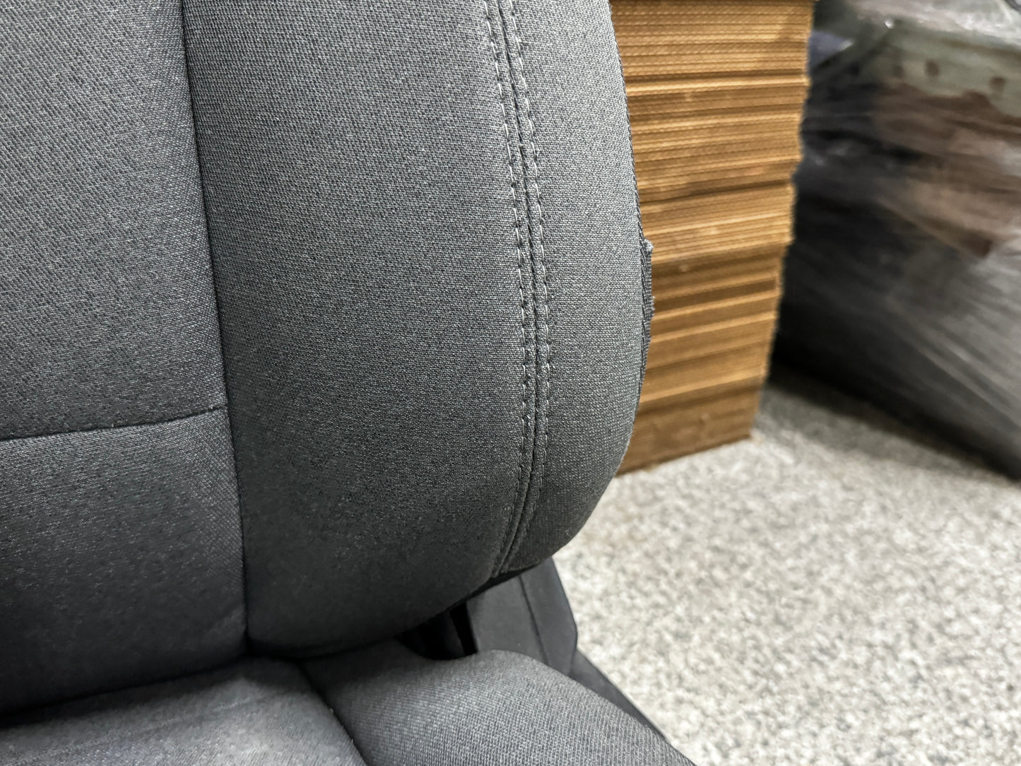 2023-2025 Ford F-250 F-350 Super Duty Front Rear Grey Cloth Seats