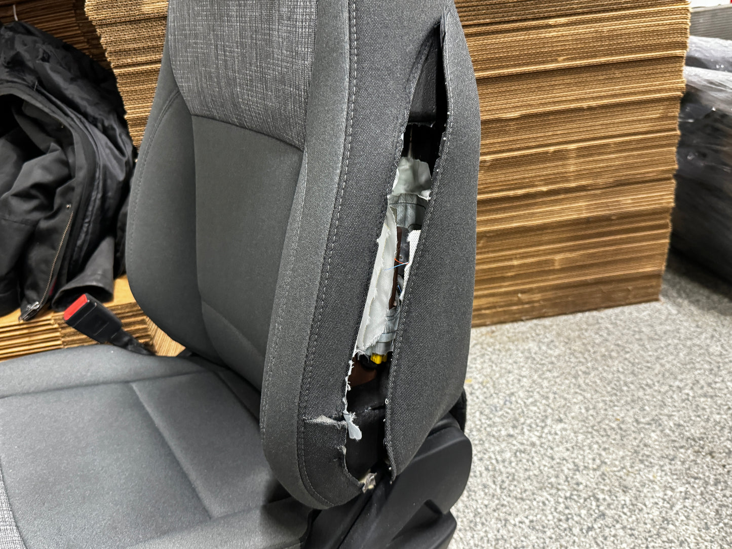 2023-2025 Ford F-250 F-350 Super Duty Front Rear Grey Cloth Seats