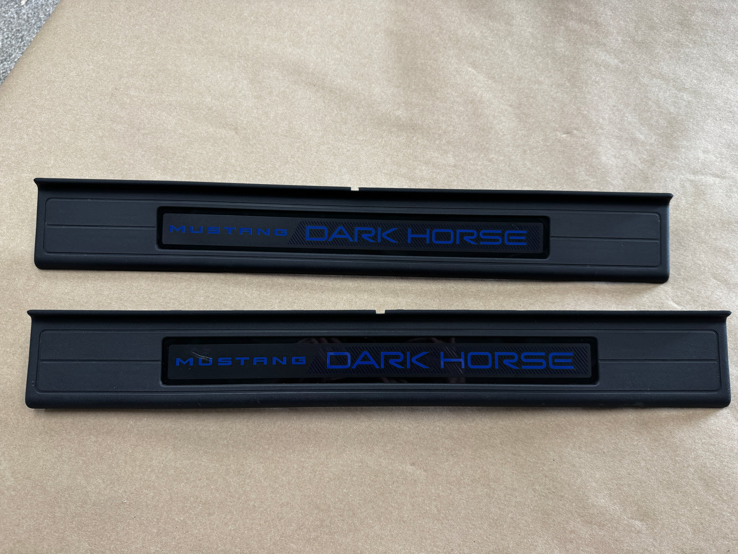 2024-2026 Ford Mustang Dark Horse Sill/Scuff Plates Interior Trim Black - OEM