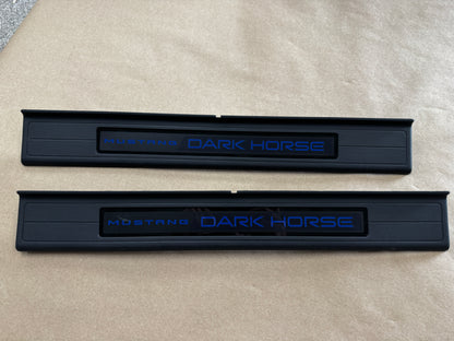 2024-2026 Ford Mustang Dark Horse Sill/Scuff Plates Interior Trim Black - OEM
