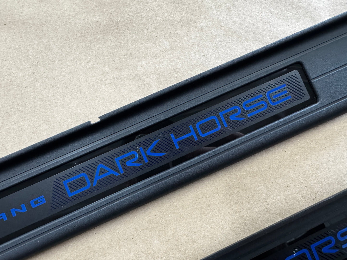 2024-2026 Ford Mustang Dark Horse Sill/Scuff Plates Interior Trim Black - OEM