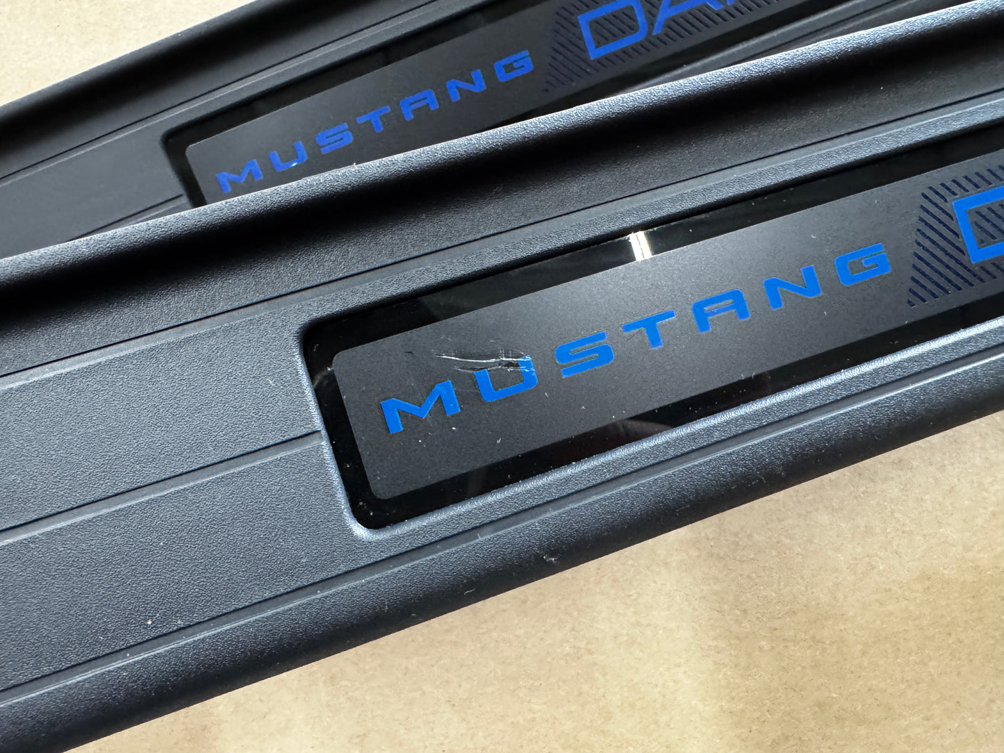 2024-2026 Ford Mustang Dark Horse Sill/Scuff Plates Interior Trim Black - OEM