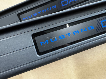 2024-2026 Ford Mustang Dark Horse Sill/Scuff Plates Interior Trim Black - OEM