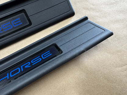 2024-2026 Ford Mustang Dark Horse Sill/Scuff Plates Interior Trim Black - OEM