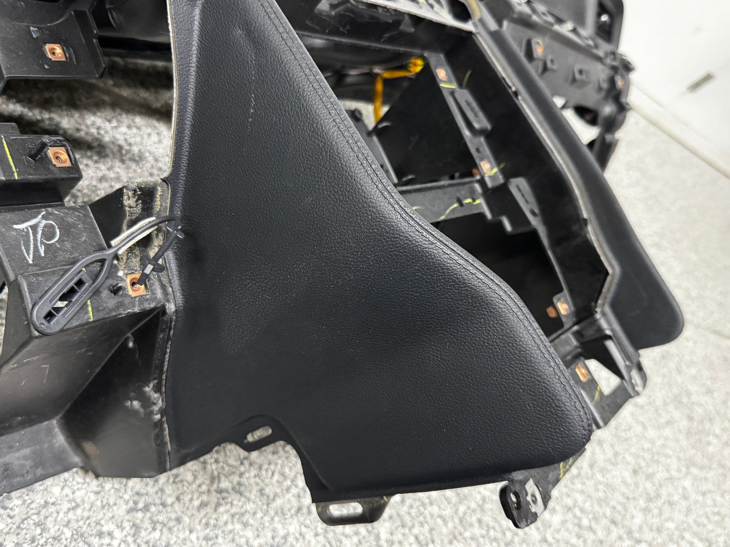 2018-2023 Ford Mustang GT 5.0 PP1 Leather Dash Pad Frame Blue Stitch