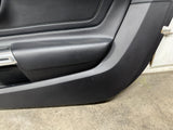 2018-2023 Mustang GT V6 EcoBoost LH RH Premium Leather Insert Door Panels Pair