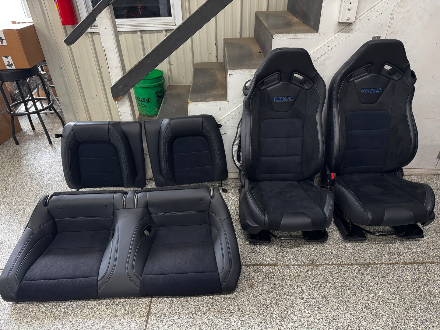 2024-2026 Ford Mustang Dark Horse Recaros Coupe Front & Rear Seats - OEM