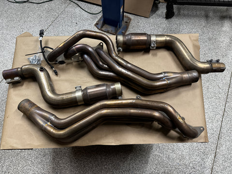 2015-2023 Mustang GT 5.0L Coyote Stainless Works Long Tube Headers Catted