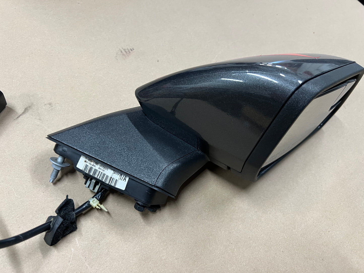 2015-2023 Ford Mustang GT RH Passenger Side Mirror Dark Charcoal "J7"