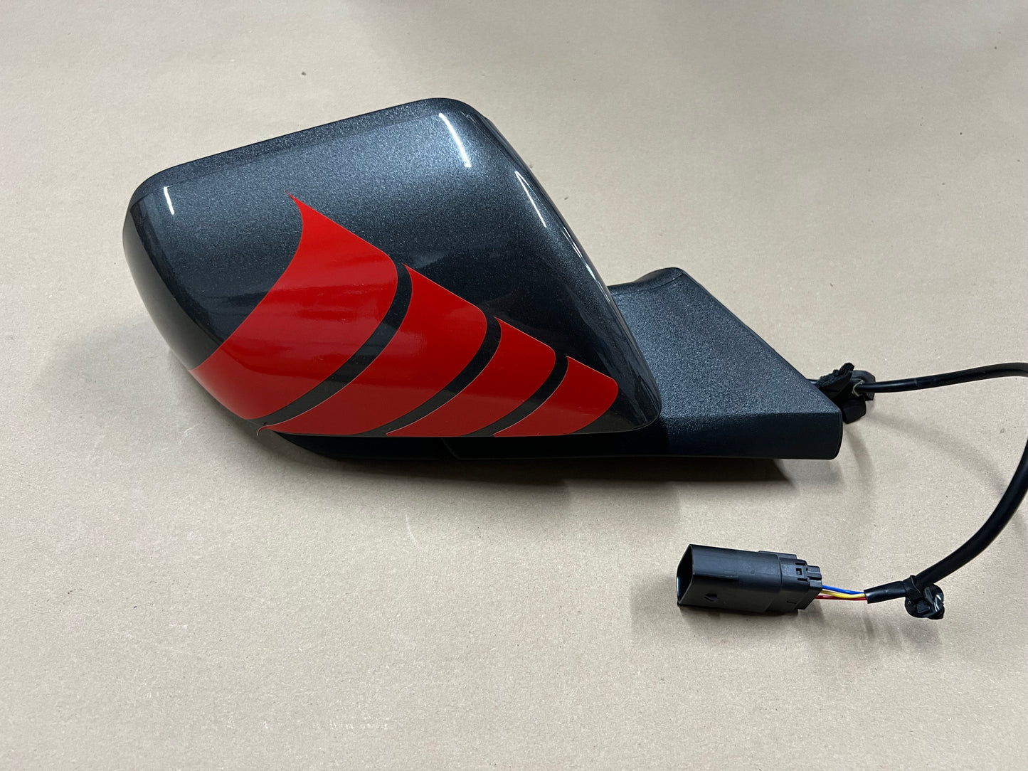2015-2023 Ford Mustang GT RH Passenger Side Mirror Dark Charcoal "J7"