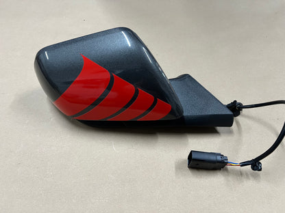 2015-2023 Ford Mustang GT RH Passenger Side Mirror Dark Charcoal "J7"