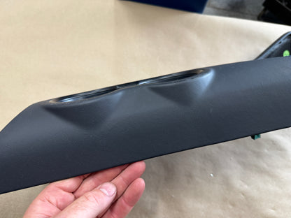 2024-2026 Ford Mustang Dark Horse Center Console Top Leather Wrapped Blue Stitch