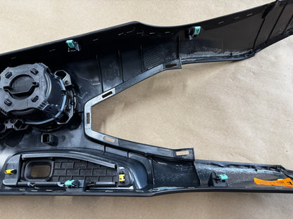 2024-2026 Ford Mustang Dark Horse Center Console Top Leather Wrapped Blue Stitch