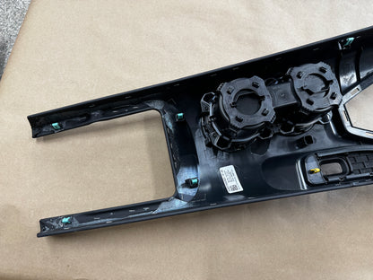 2024-2026 Ford Mustang Dark Horse Center Console Top Leather Wrapped Blue Stitch