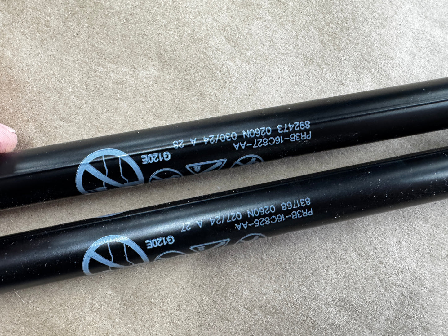 2024-2026 Ford Mustang S650 Hood Shocks Pair OEM