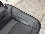 2019-2020 Ford Mustang GT Bullitt Coupe Rear Seats Black Leather "Green Stitch"