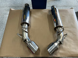 2010-2015 Chevrolet Camaro SS MBRP Axle Back Exhaust Mufflers Used