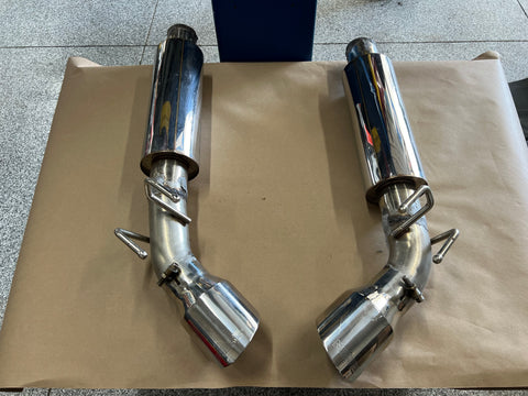 2010-2015 Chevrolet Camaro SS MBRP Axle Back Exhaust Mufflers Used