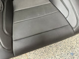2019-2020 Ford Mustang GT Bullitt Coupe Rear Seats Black Leather "Green Stitch"