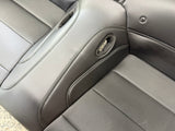 2019-2020 Ford Mustang GT Bullitt Coupe Rear Seats Black Leather "Green Stitch"