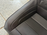 2019-2020 Ford Mustang GT Bullitt Coupe Rear Seats Black Leather "Green Stitch"