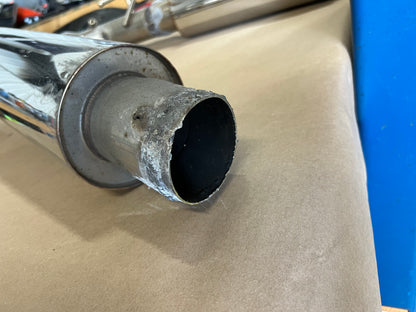 2010-2015 Chevrolet Camaro SS MBRP Axle Back Exhaust Mufflers Used
