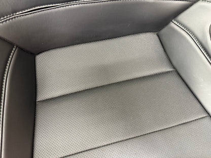 2019-2020 Ford Mustang GT Bullitt Coupe Rear Seats Black Leather "Green Stitch"