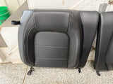 2019-2020 Ford Mustang GT Bullitt Coupe Rear Seats Black Leather "Green Stitch"