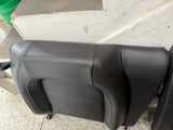 2019-2020 Ford Mustang GT Bullitt Coupe Rear Seats Black Leather "Green Stitch"