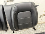 2019-2020 Ford Mustang GT Bullitt Coupe Rear Seats Black Leather "Green Stitch"