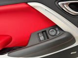 2016-2024 Chevrolet Camaro SS Coupe RH LH Pair Door Panels Black/Red Leather