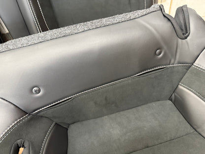2020-2022 Mustang GT500 Rear Upper Lower Seats Black Suede Accents Hardware Belt