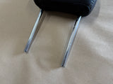 2018-2023 Ford Mustang LH Driver Seat Headrest "White/Grey Stitch"
