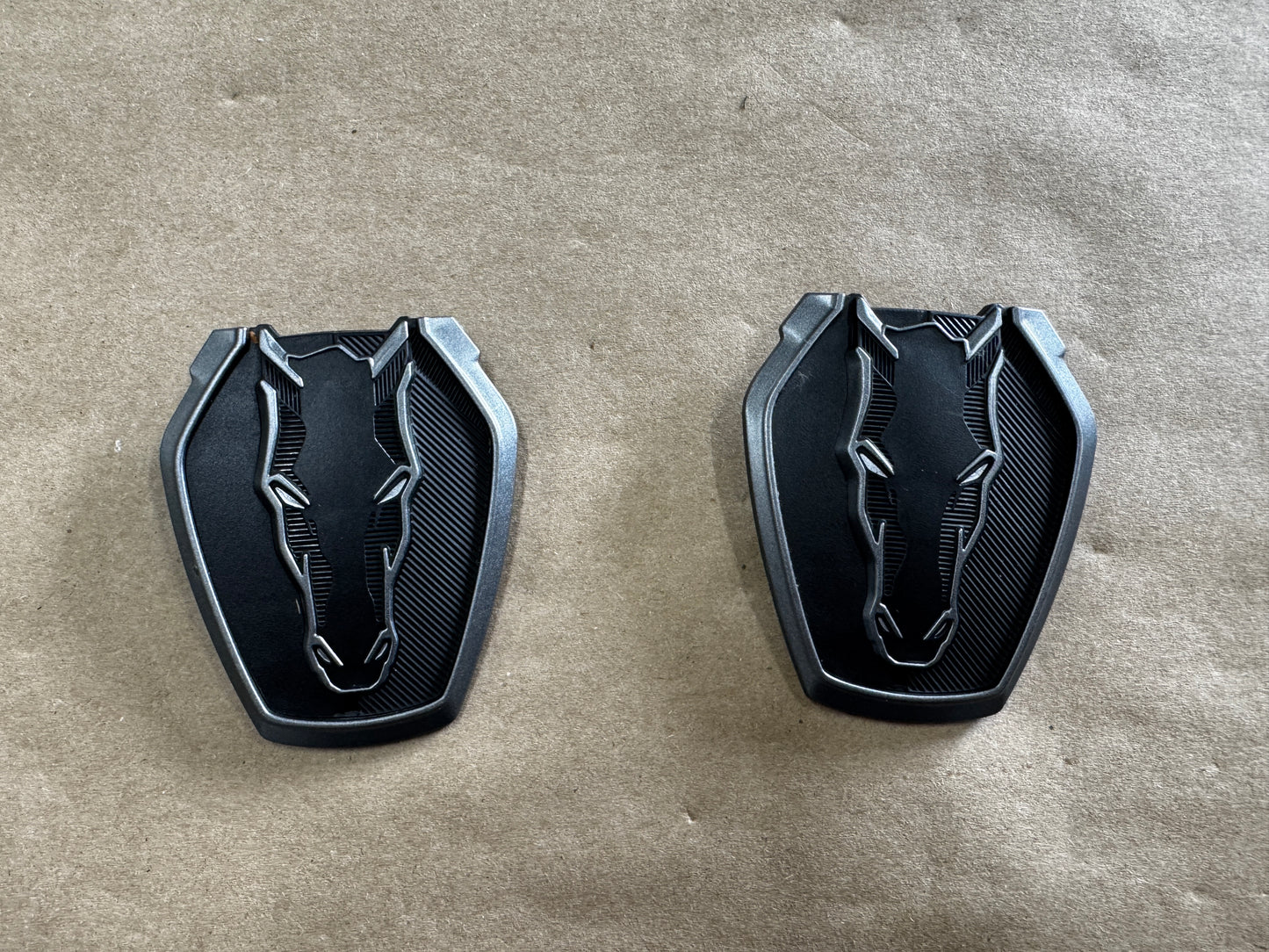 2024-2026 Mustang Dark Horse Pair Fender Emblems (2) Used