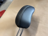 2018-2023 Ford Mustang RH Passenger Seat Headrest "White/Grey Stitch"