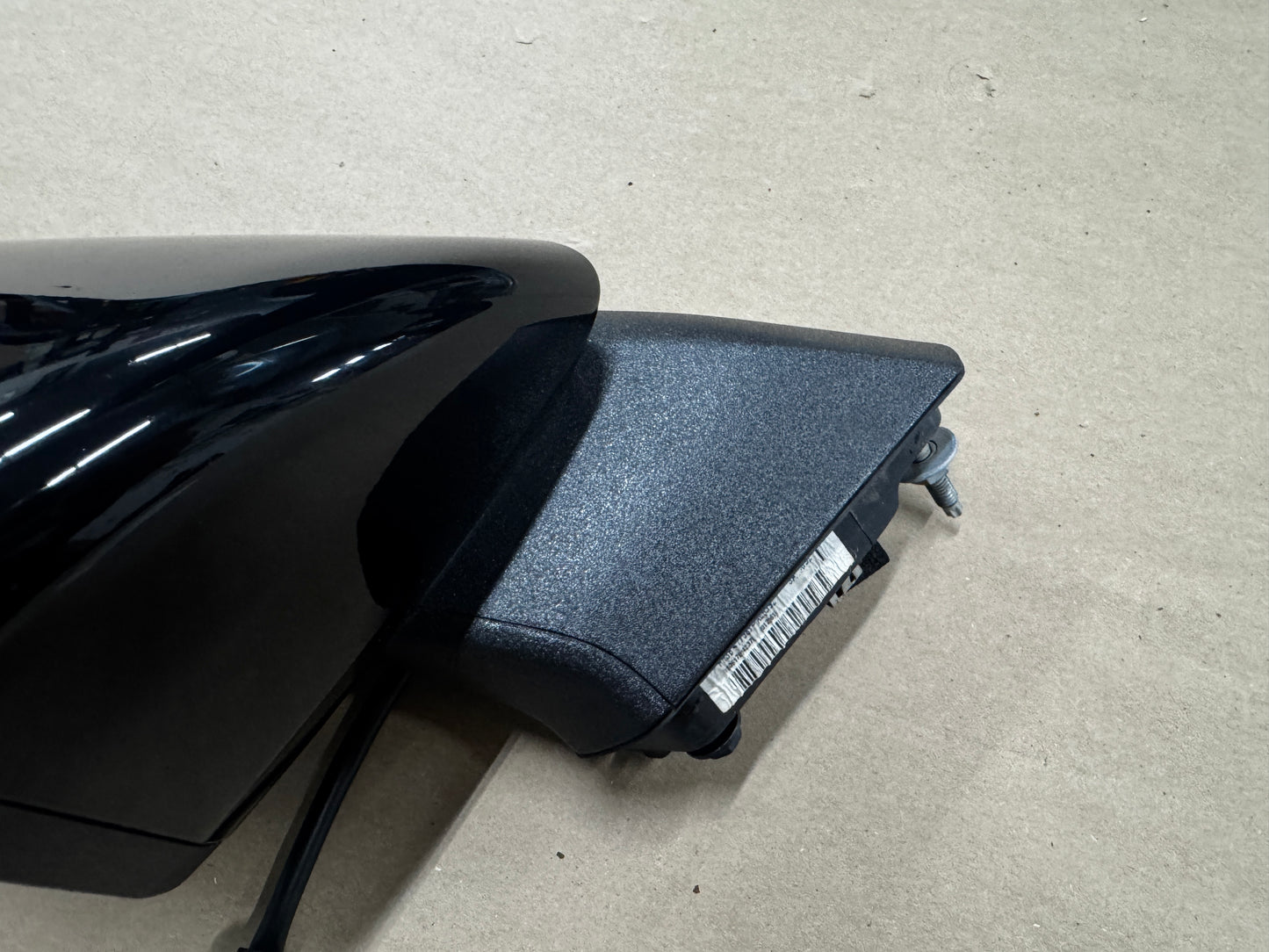 2015-2023 Ford Mustang GT LH Driver Side Mirror "Black" - OEM