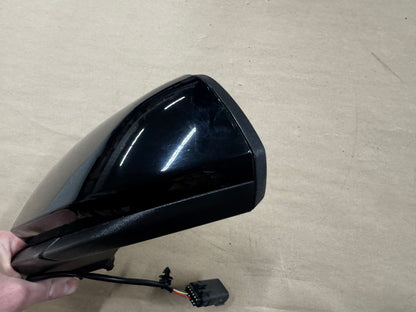 2015-2023 Ford Mustang GT LH Driver Side Mirror "Black" - OEM