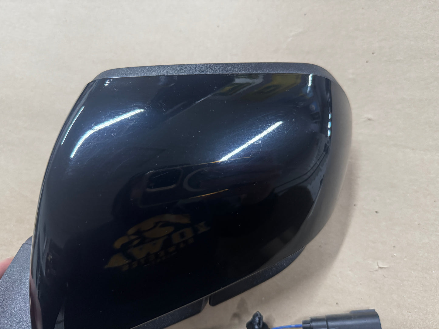 2015-2023 Ford Mustang GT LH Driver Side Mirror "Black" - OEM