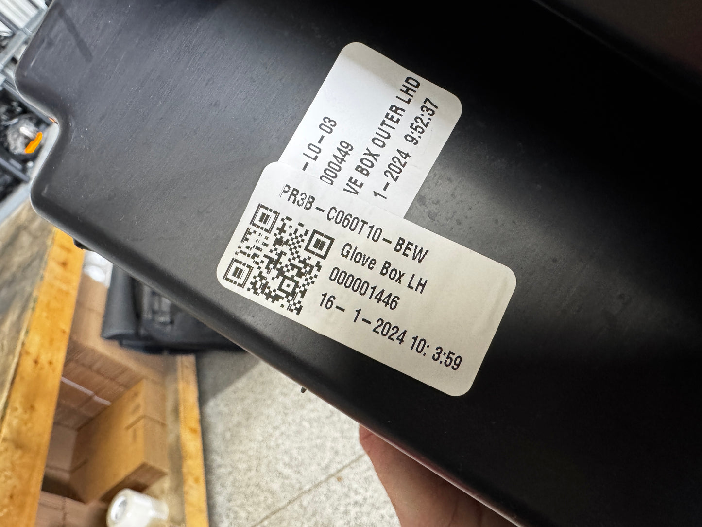 2024-2026 Ford Mustang Glove Box S650