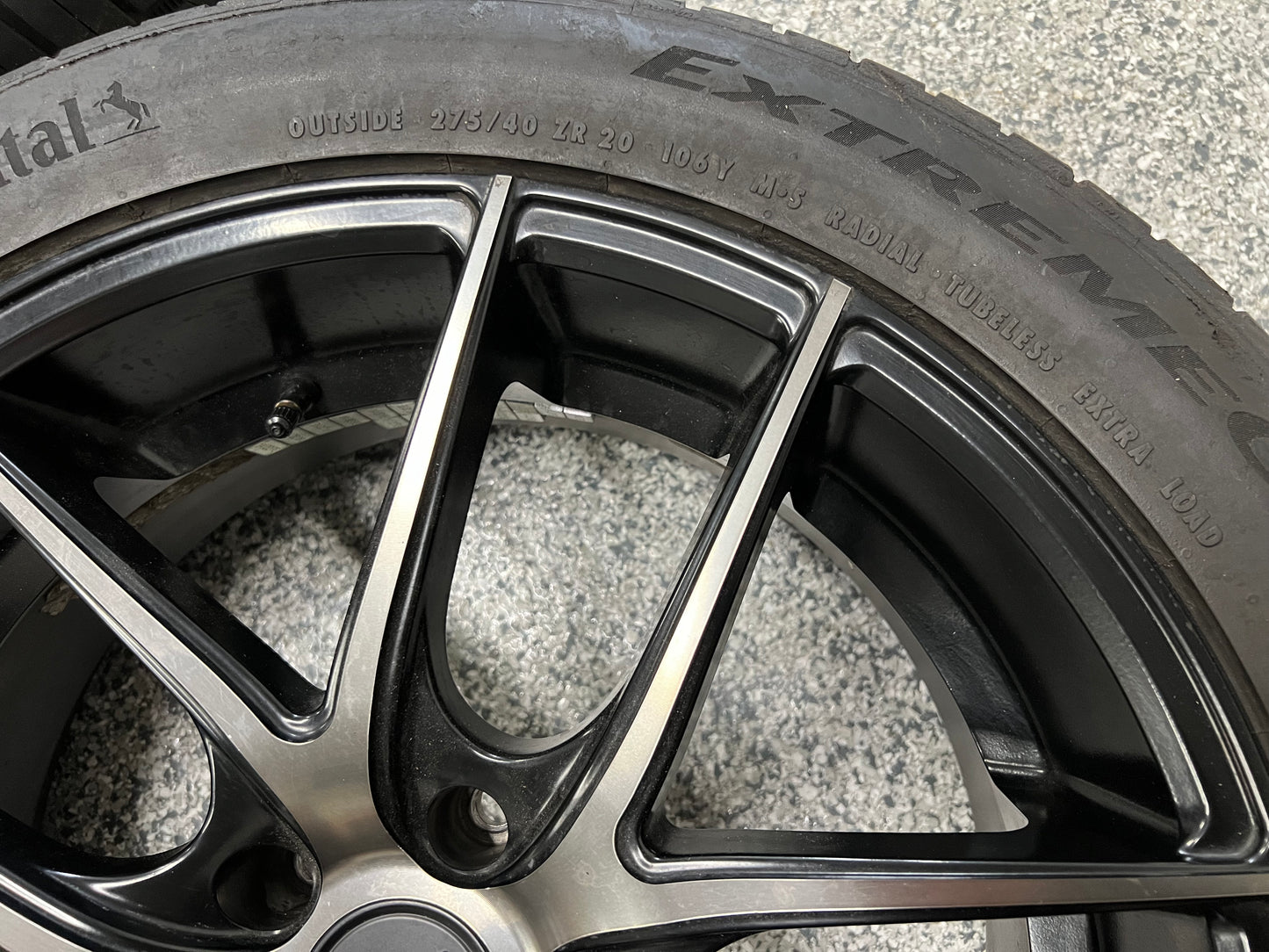 2010-2015 Chevrolet Camaro Niche Machined Black Wheels Set of 4 20x8.5" 20x10"
